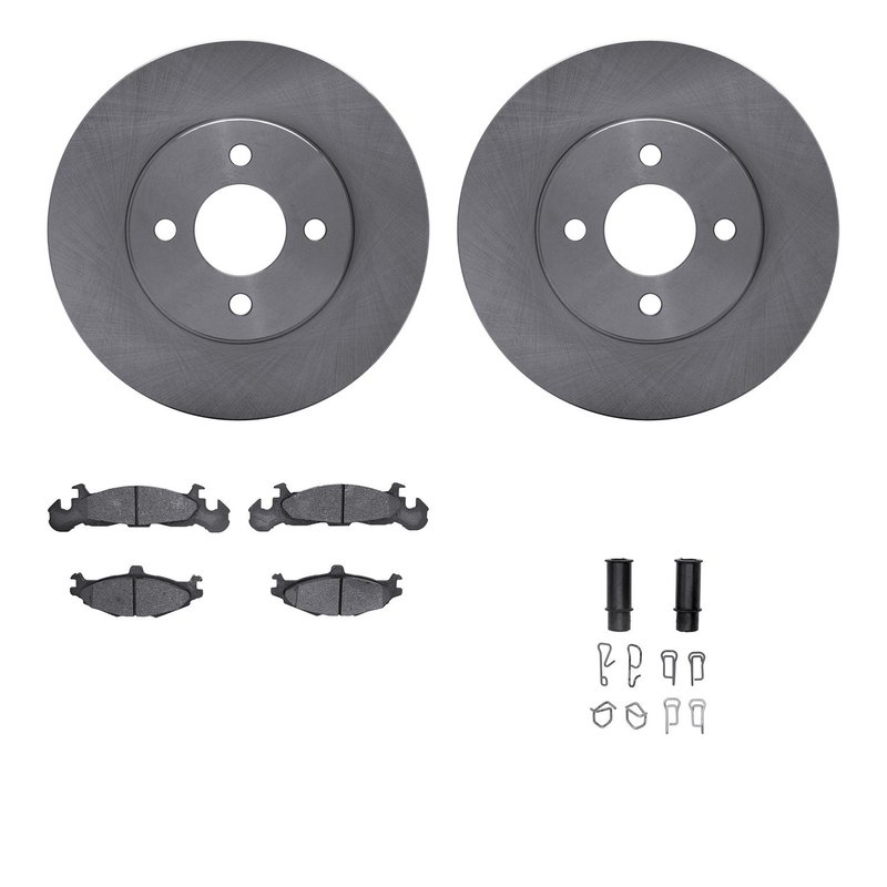 Dynamite Friction 6512-39058 Disc Brake Kit - Front
