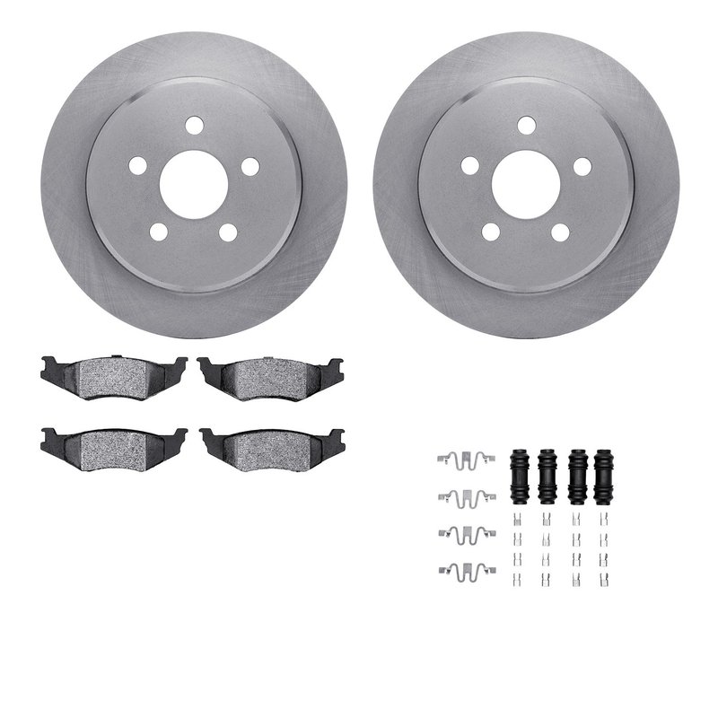 Dynamite Friction 6512-39080 Disc Brake Kit - Rear