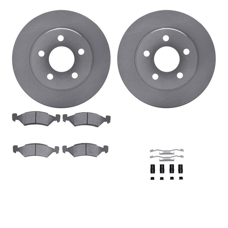 Dynamite Friction 6512-40091 Disc Brake Kit - Front