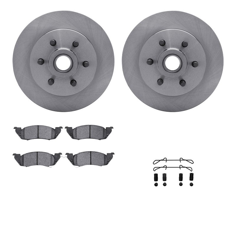 Dynamite Friction 6512-40348 Disc Brake Kit - Front