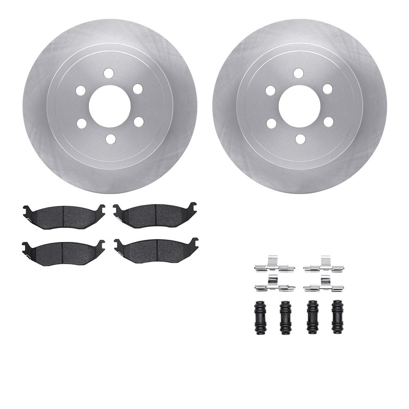 Dynamite Friction 6512-40447 Disc Brake Kit - Rear