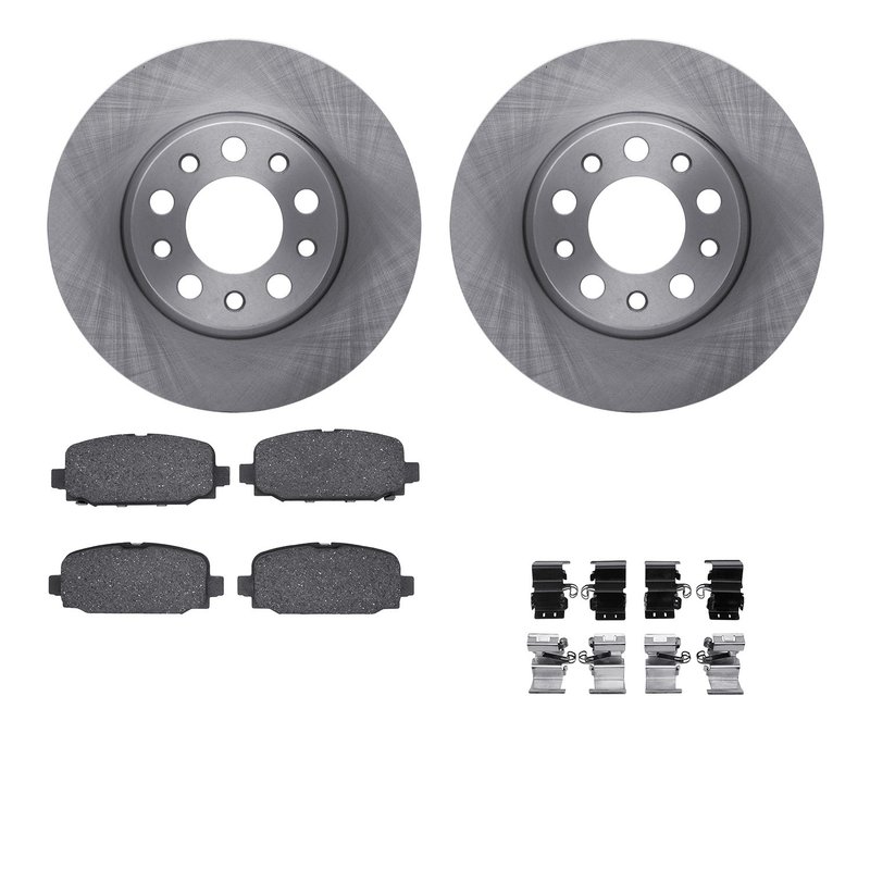 Dynamite Friction 6512-42124 Disc Brake Kit - Rear