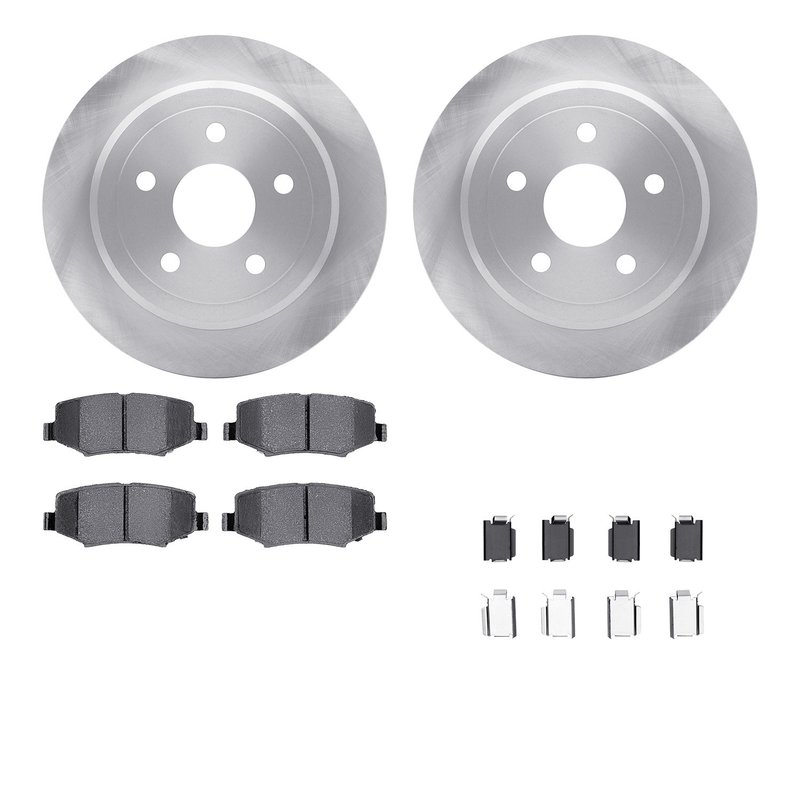 Dynamite Friction 6512-42198 Disc Brake Kit - Rear