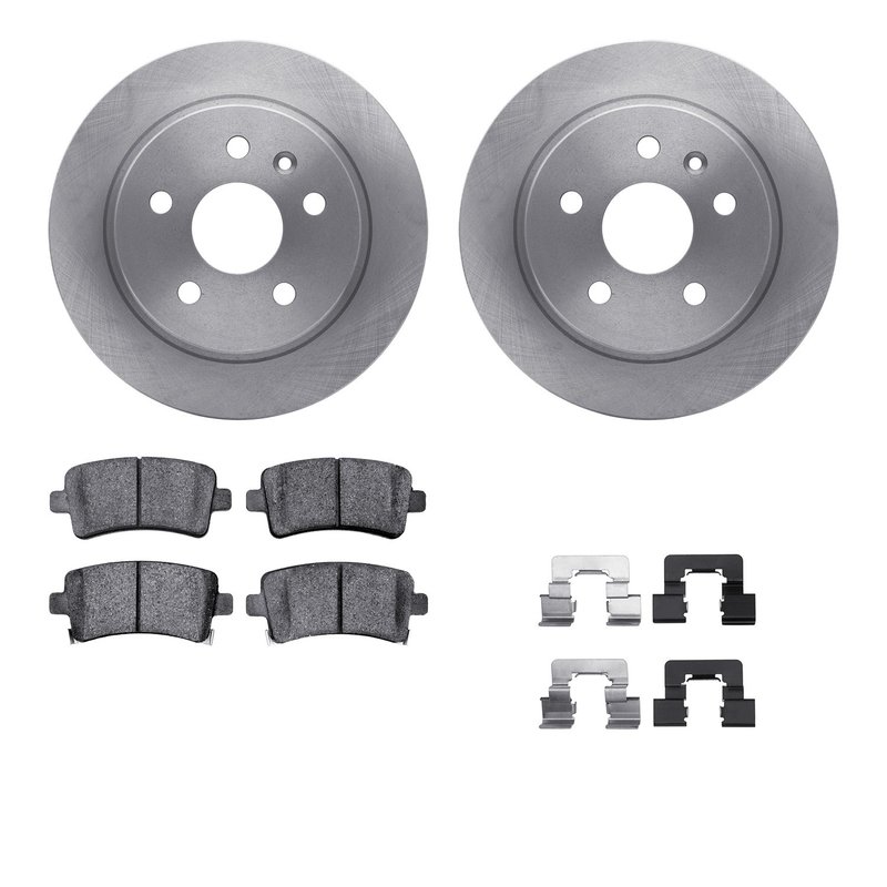 Dynamite Friction 6512-45110 Disc Brake Kit - Rear