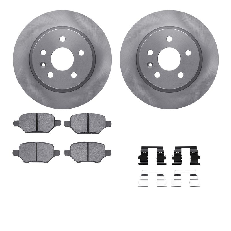 Dynamite Friction 6512-45143 Disc Brake Kit - Rear