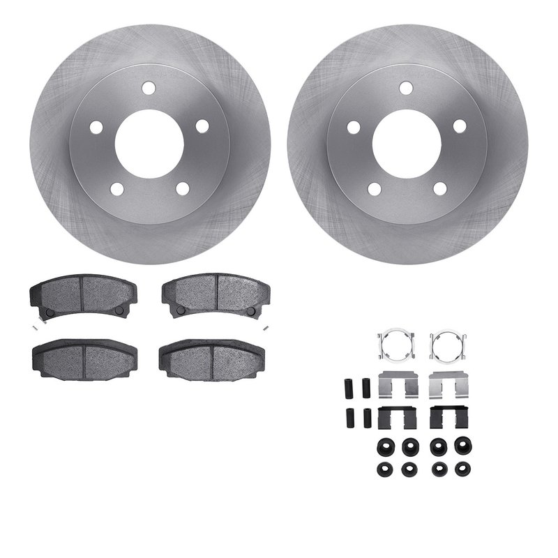Dynamite Friction 6512-46070 Disc Brake Kit - Rear