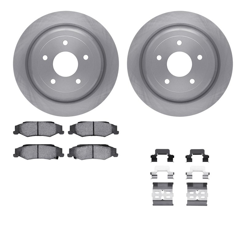 Dynamite Friction 6512-46096 Disc Brake Kit - Rear