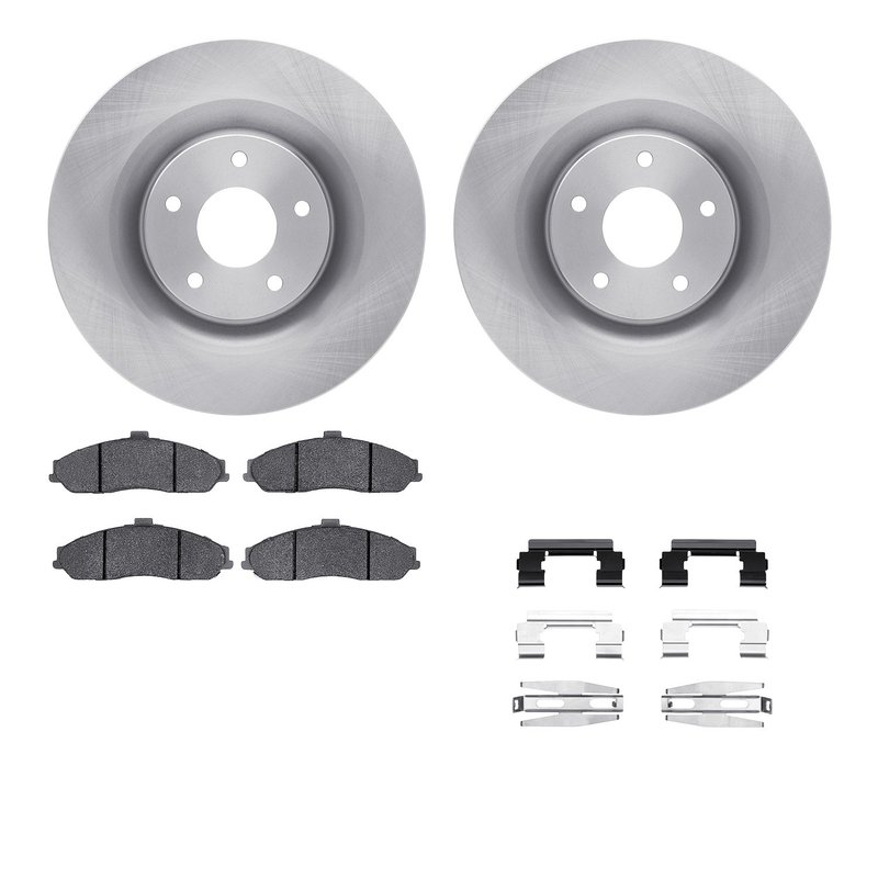 Dynamite Friction 6512-46166 Disc Brake Kit - Front