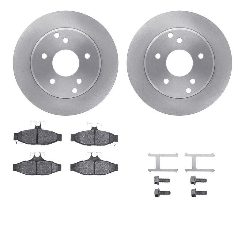Dynamite Friction 6512-47148 Disc Brake Kit - Rear