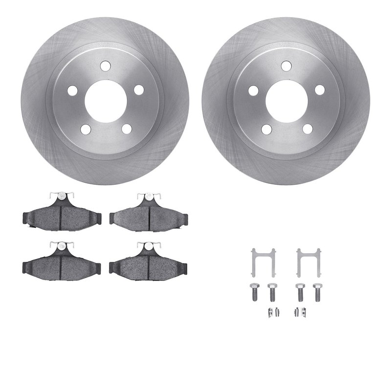 Dynamite Friction 6512-47152 Disc Brake Kit - Rear