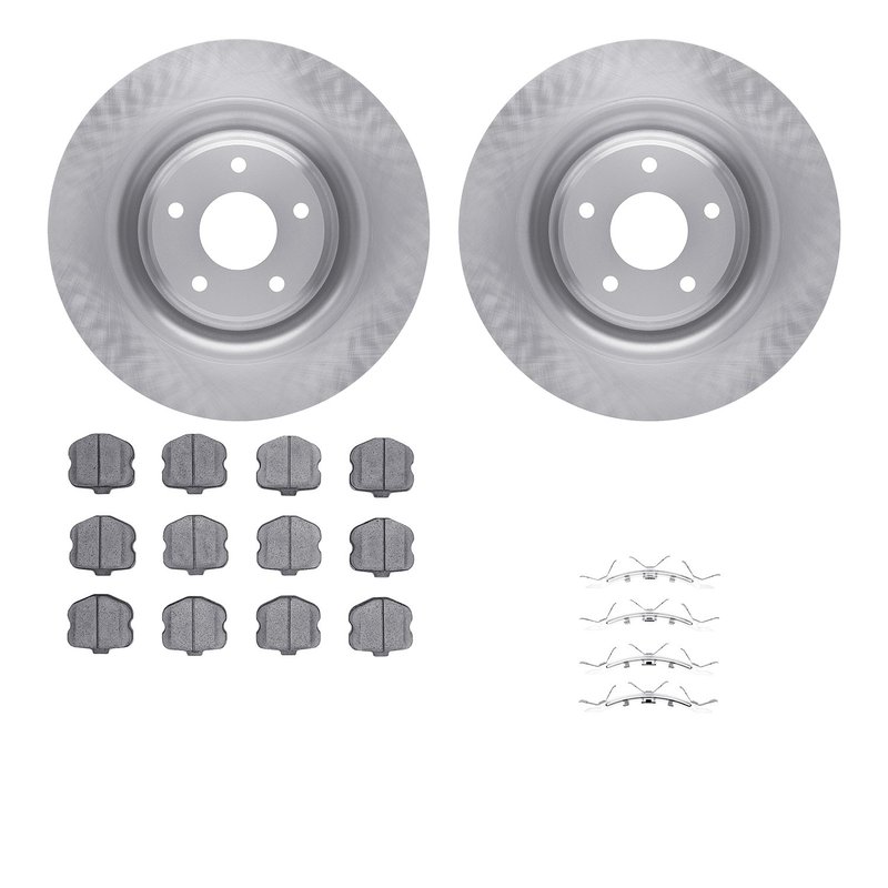 Dynamic Friction 6512-47191 Disc Brake Kit - Front