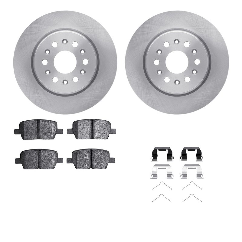 Dynamite Friction 6512-48073 Disc Brake Kit - Rear