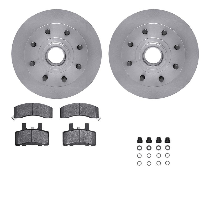 Dynamite Friction 6512-48183 Disc Brake Kit - Front