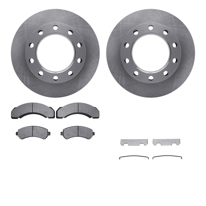 Dynamite Friction 6512-48207 Disc Brake Kit - Rear