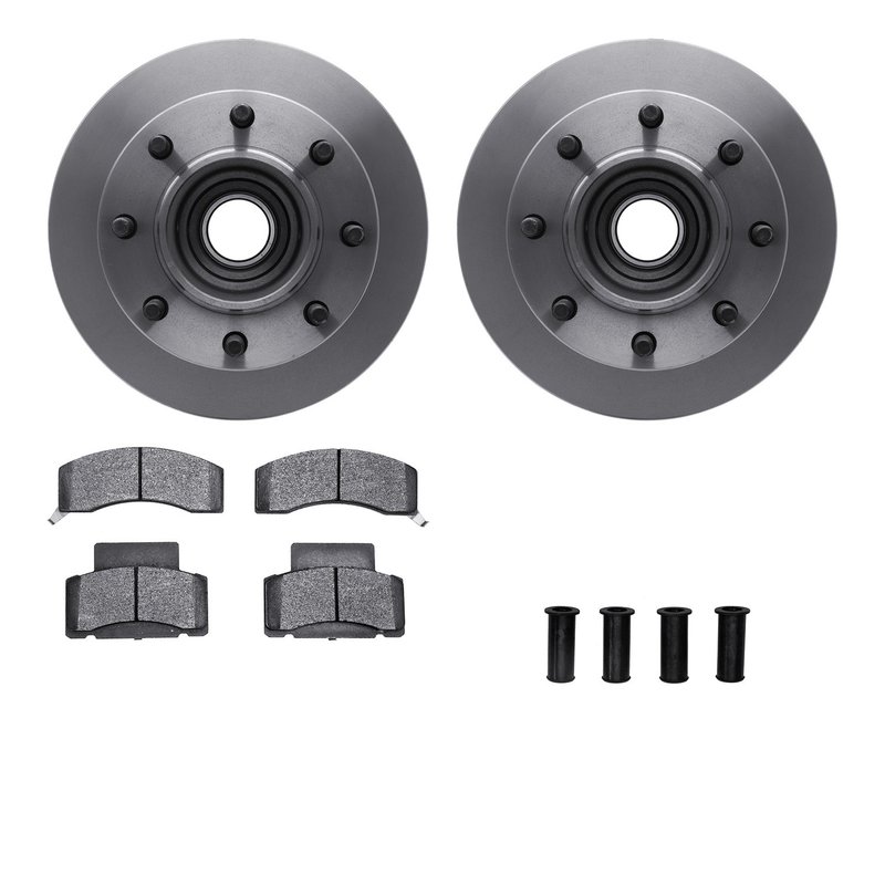 Dynamic Friction 6512-48222 Disc Brake Kit - Front