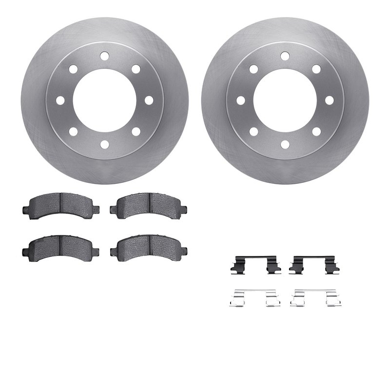 Dynamite Friction 6512-48259 Disc Brake Kit - Rear