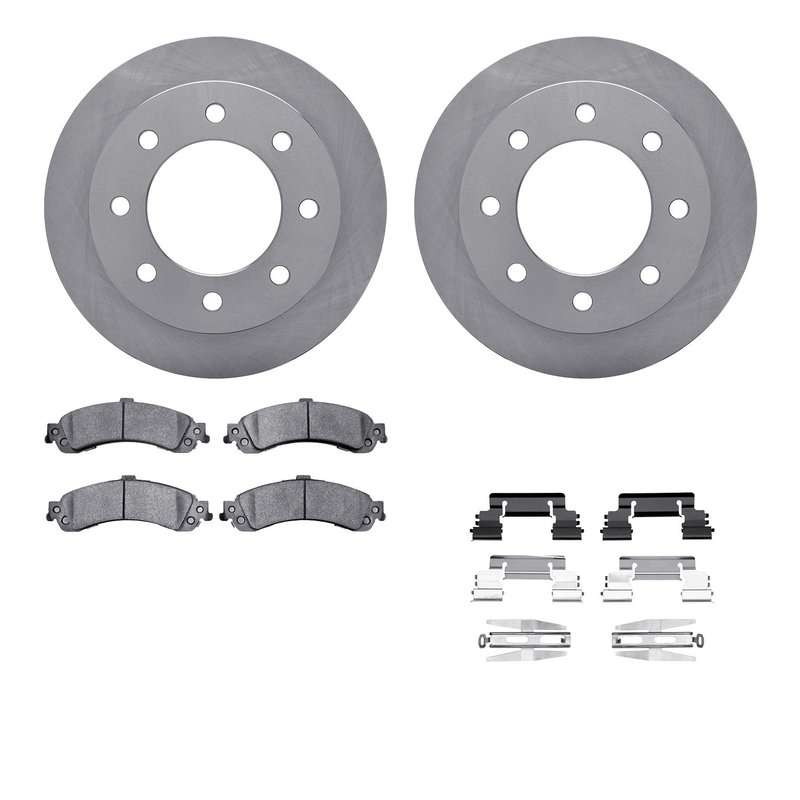 Dynamite Friction 6512-48304 Disc Brake Kit - Rear
