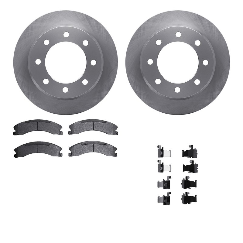 Dynamite Friction 6512-48348 Disc Brake Kit - Rear