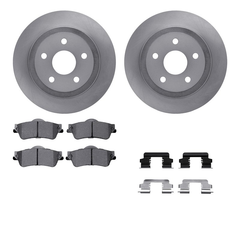 Dynamite Friction 6512-52070 Disc Brake Kit - Rear