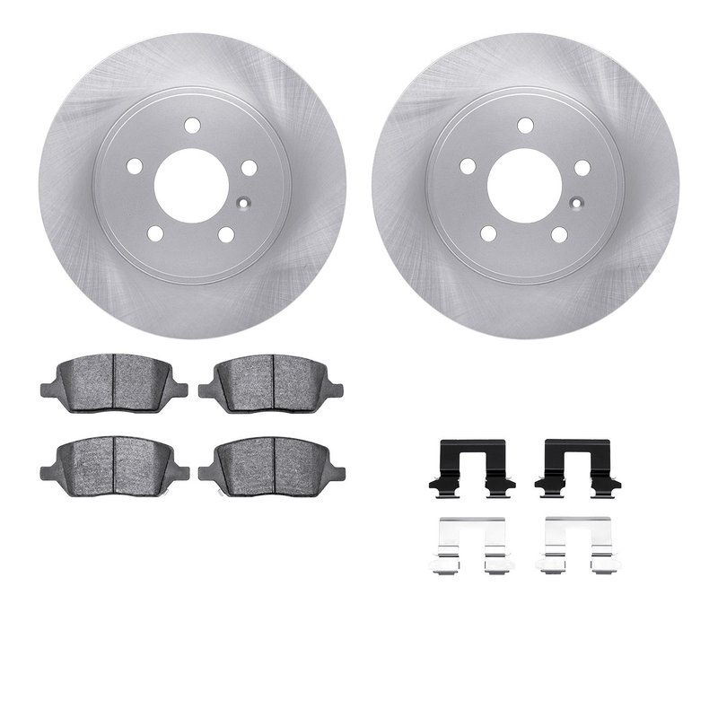 Dynamite Friction 6512-52091 Disc Brake Kit - Rear