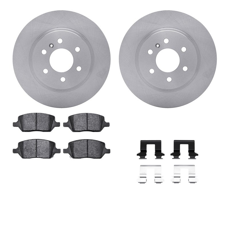 Dynamite Friction 6512-52103 Disc Brake Kit - Rear
