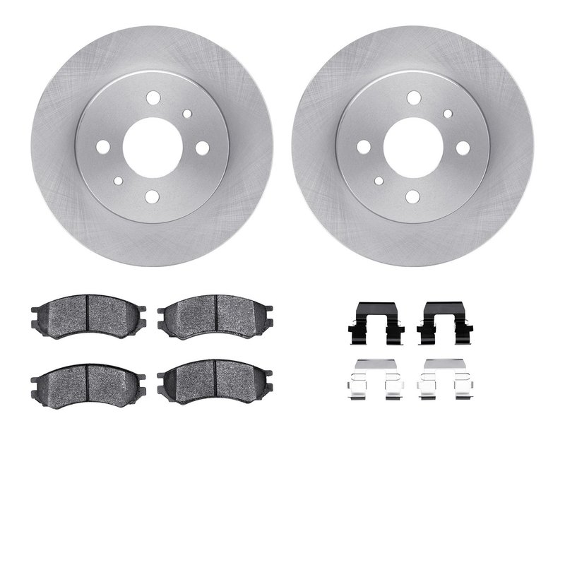 Dynamic Friction 6512-53017 Disc Brake Kit - Front