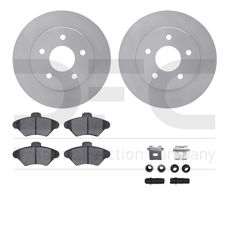 Dynamite Friction 6512-54355 Disc Brake Kit - Front