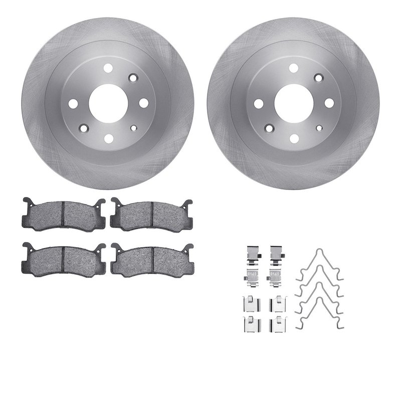 Dynamic Friction 6512-55013 Disc Brake Kit - Rear