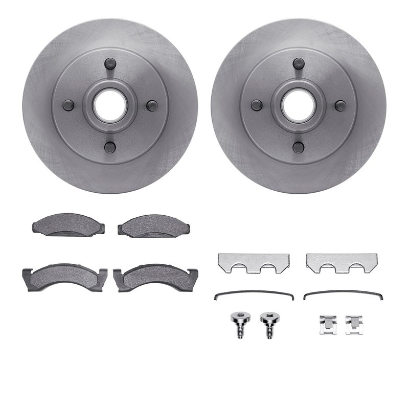 Dynamite Friction 6512-55049 Disc Brake Kit - Front