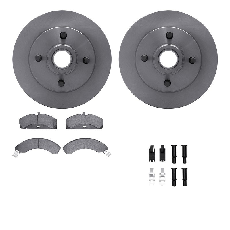 Dynamite Friction 6512-55075 Disc Brake Kit - Front