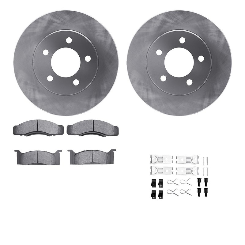 Dynamic Friction 6512-55117 Disc Brake Kit - Front