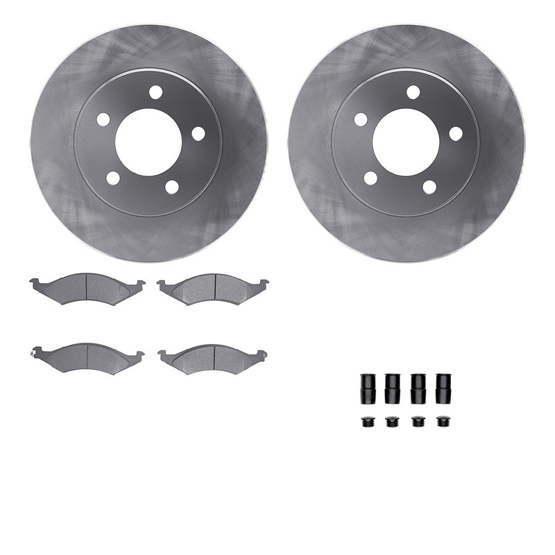 Dynamite Friction 6512-55118 Disc Brake Kit - Front