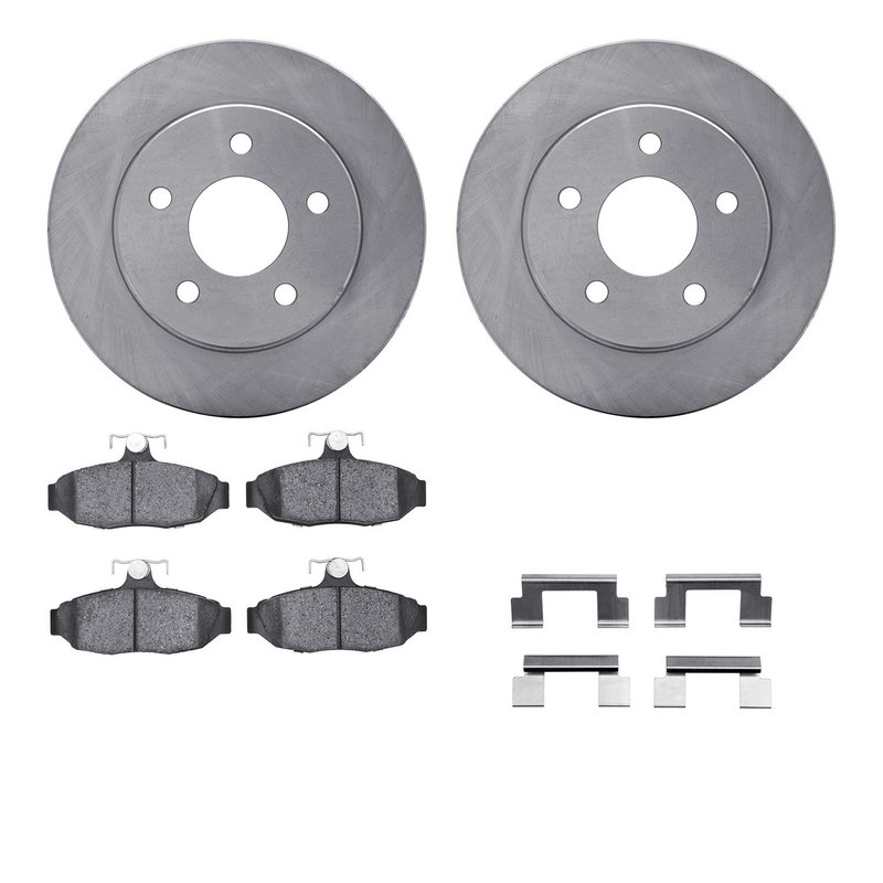 Dynamic Friction 6512-55129 Disc Brake Kit - Rear