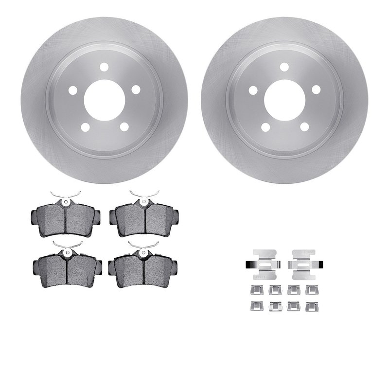 Dynamite Friction 6512-55150 Disc Brake Kit - Rear