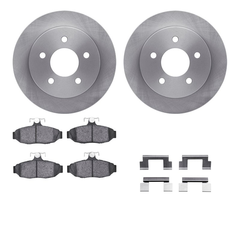 Dynamic Friction 6512-55874 Disc Brake Kit - Rear