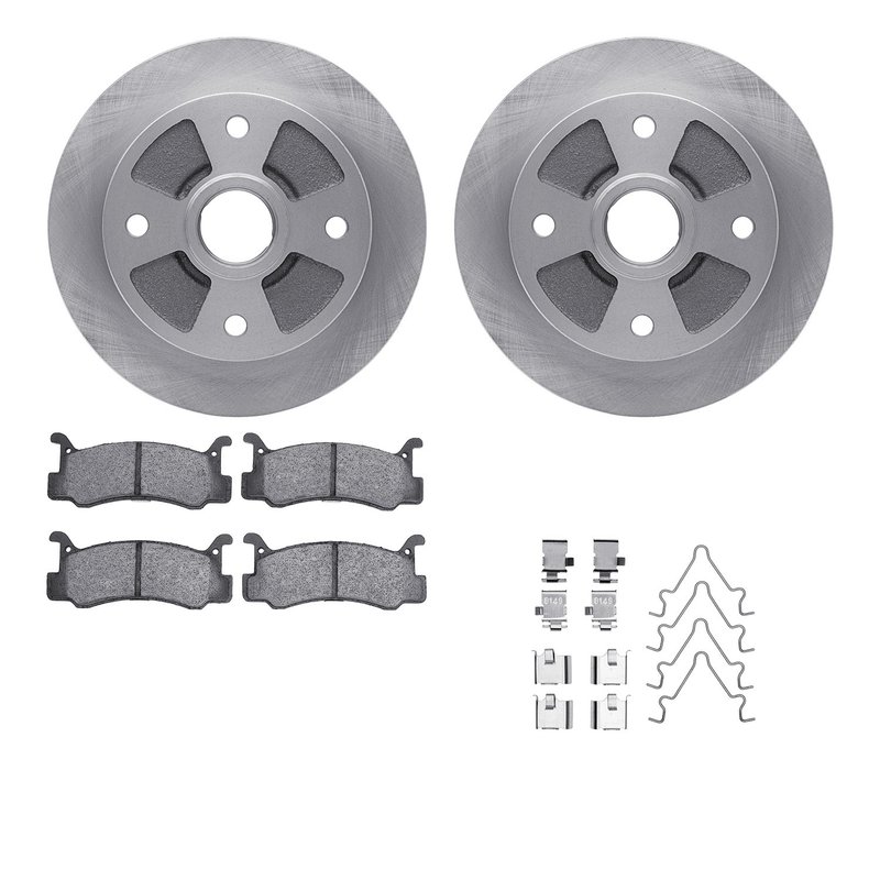 Dynamic Friction 6512-56027 Disc Brake Kit - Rear