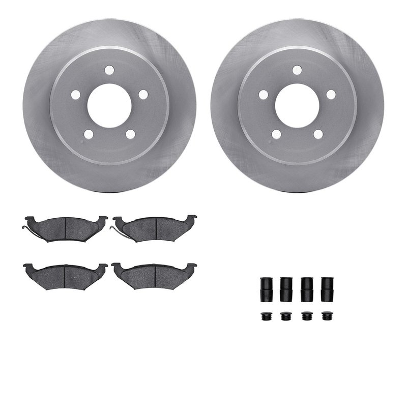Dynamite Friction 6512-56049 Disc Brake Kit - Rear