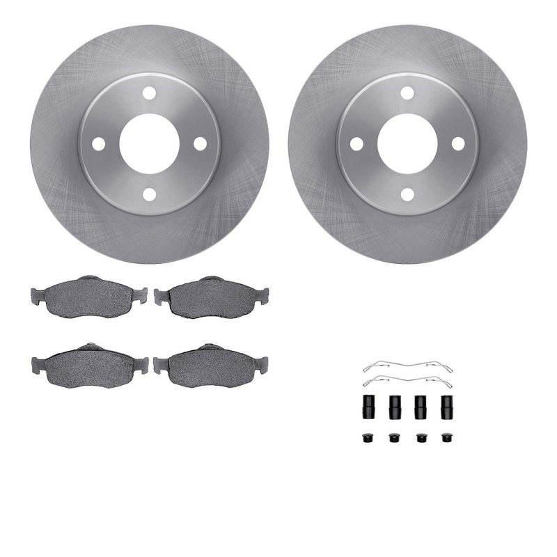 Dynamite Friction 6512-56064 Disc Brake Kit - Front