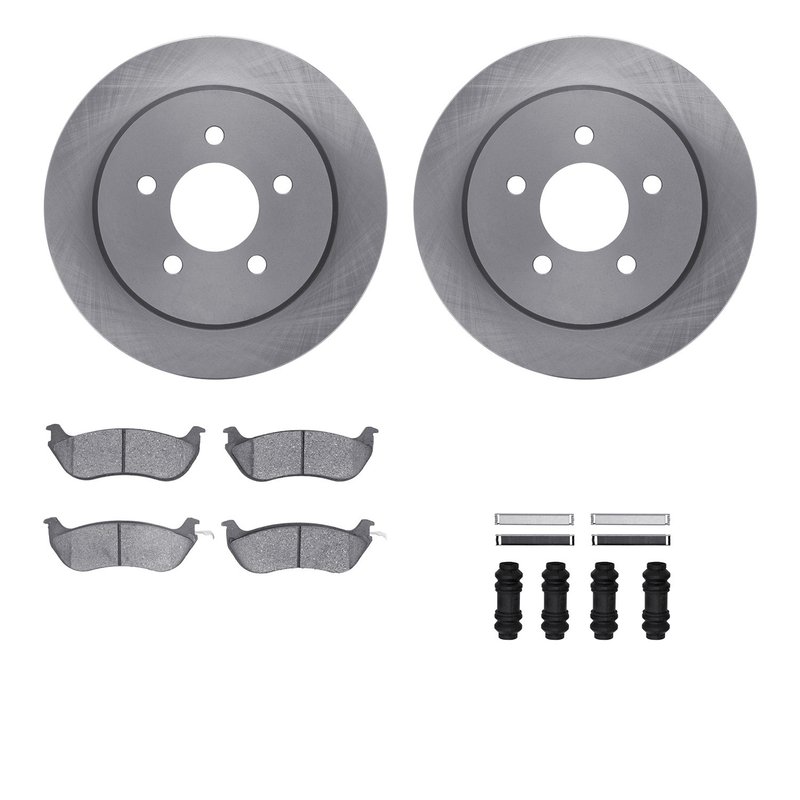Dynamite Friction 6512-56080 Disc Brake Kit - Rear