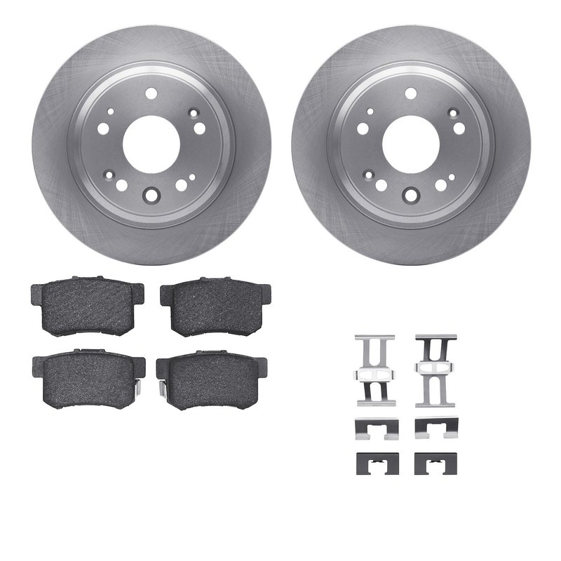 Dynamite Friction 6512-58098 Disc Brake Kit - Rear