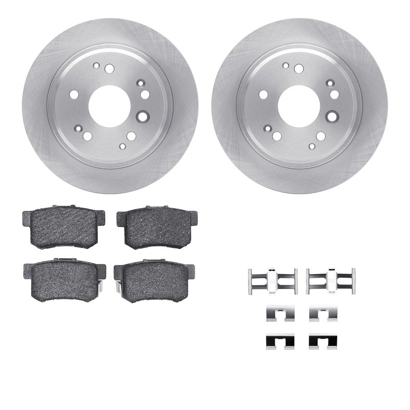 Dynamite Friction 6512-58103 Disc Brake Kit - Rear