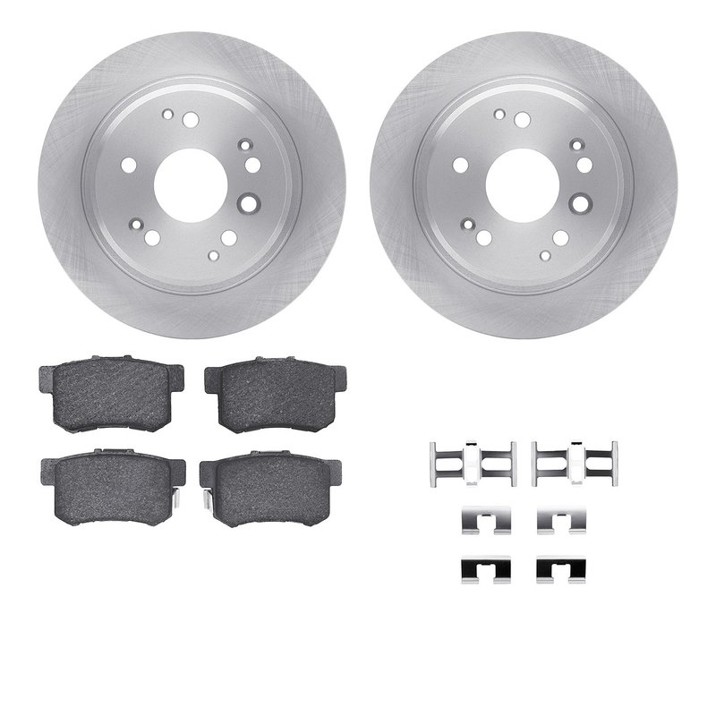Dynamite Friction 6512-58104 Disc Brake Kit - Rear