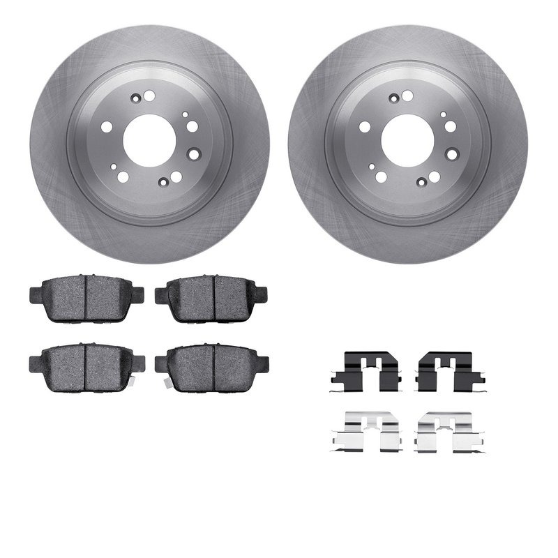 Dynamite Friction 6512-58124 Disc Brake Kit - Rear