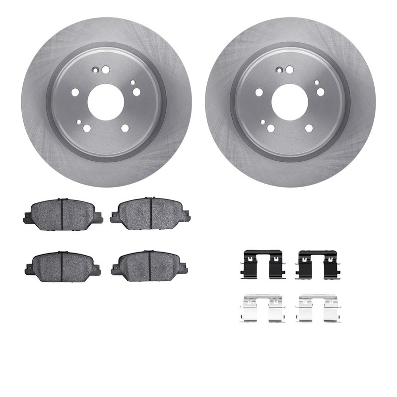 Dynamite Friction 6512-58149 Disc Brake Kit - Rear