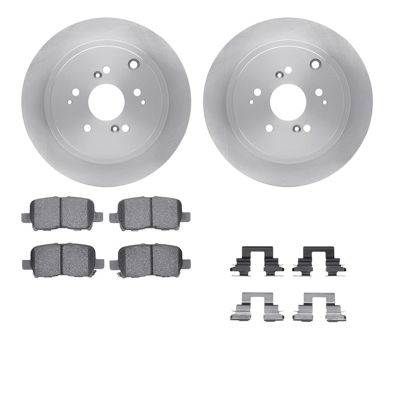 Dynamite Friction 6512-59372 Disc Brake Kit - Rear