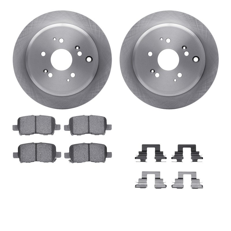 Dynamite Friction 6512-59393 Disc Brake Kit - Rear