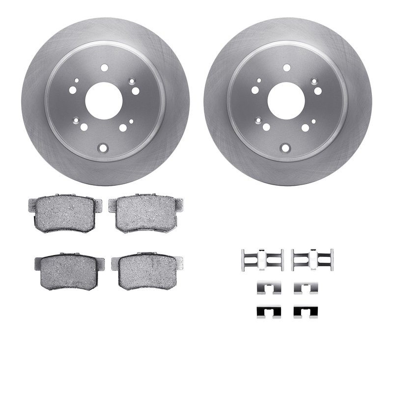 Dynamite Friction 6512-59398 Disc Brake Kit - Rear