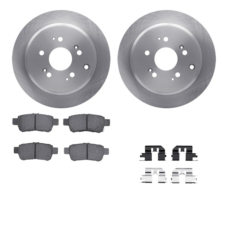 Dynamite Friction 6512-59408 Disc Brake Kit - Rear
