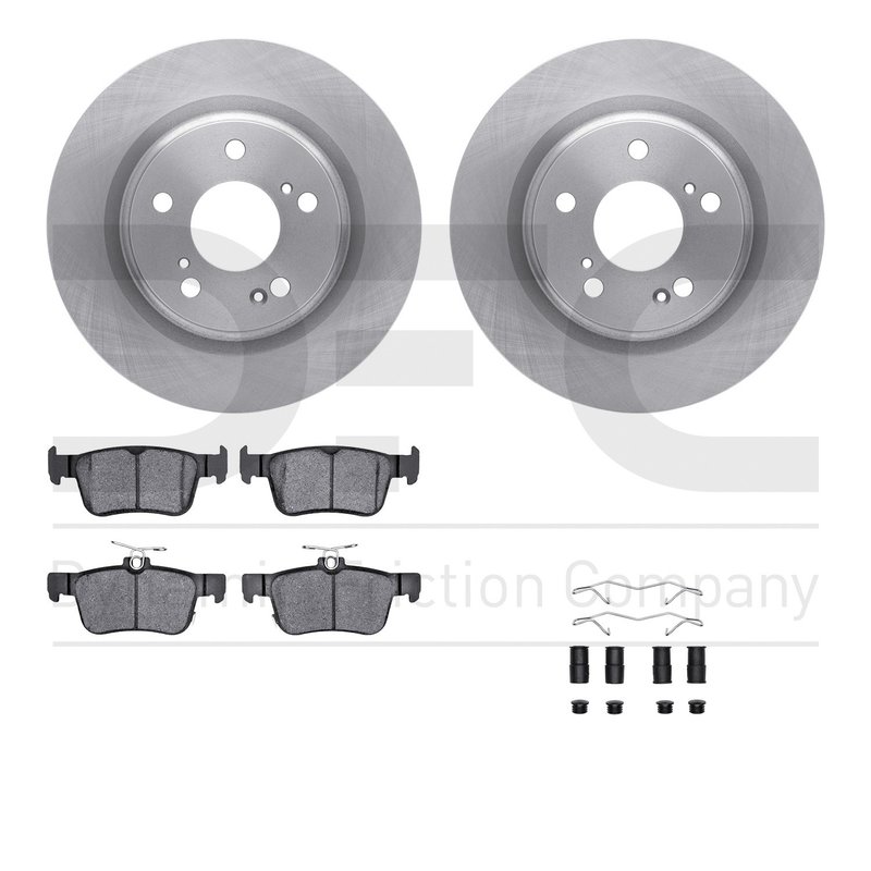 Dynamite Friction 6512-59502 Disc Brake Kit - Rear