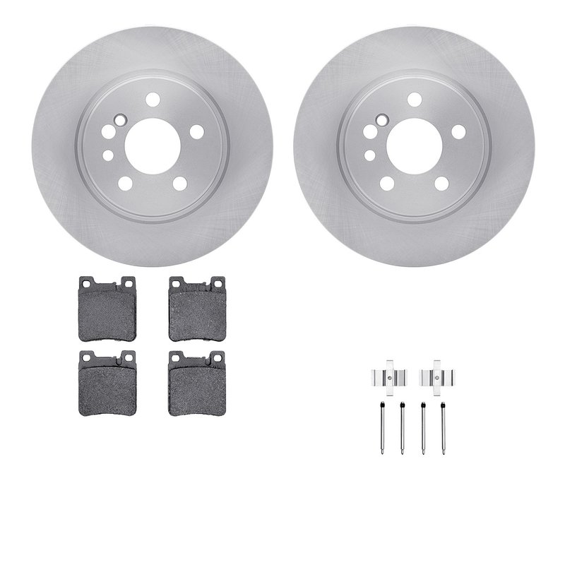 Dynamite Friction 6512-63260 Disc Brake Kit - Rear